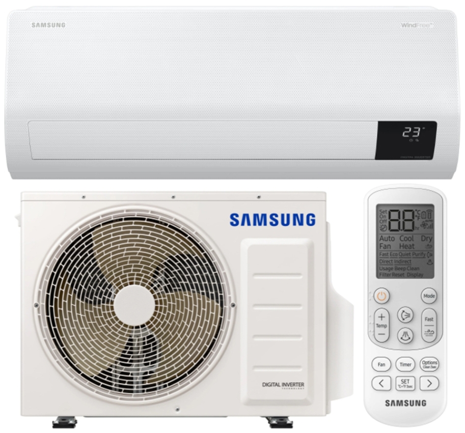 Aparat de aer conditionat Samsung AR09BXHCNWKNUA 9000 BTU / 25 m2 / Invertor / Wi-Fi R32 / A photo 1 Aparat de aer conditionat Samsung AR09BXHCNWKNUA 9000 BTU / 25 m2 / Invertor / Wi-Fi R32 / A photo 1