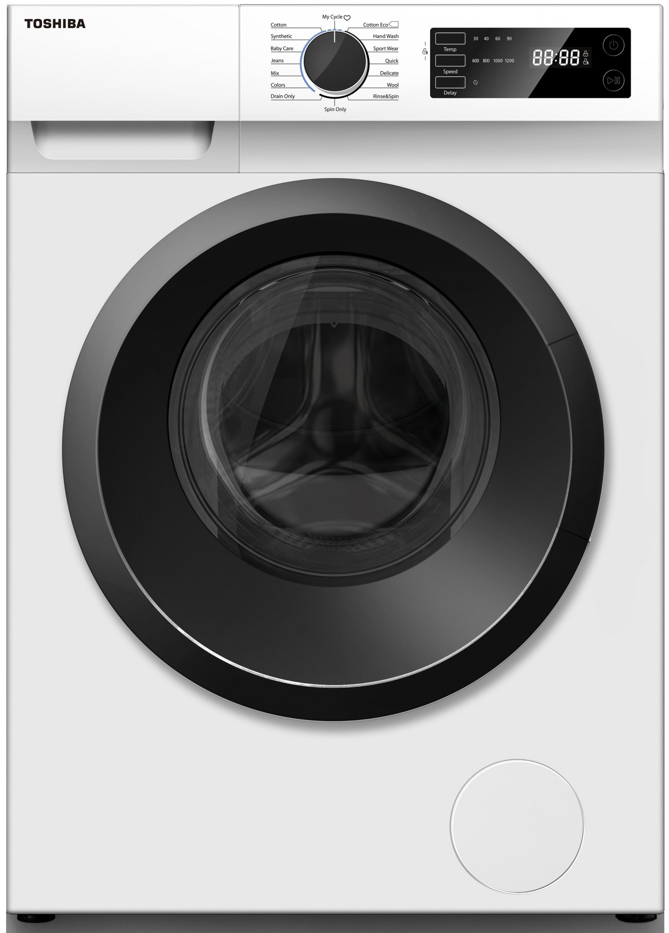Masina de spalat Toshiba TW-BJ80S2UA 7 kg / 1200 rot/min / A+++ / Alb photo 1