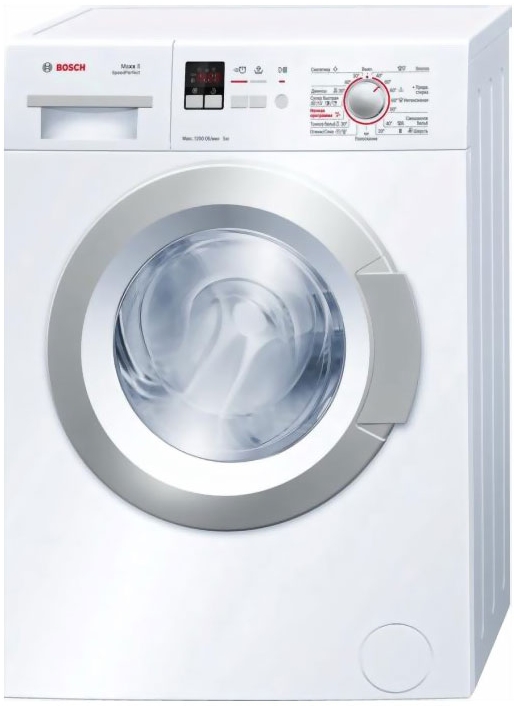 Стиральная машина Bosch WLG24160UA 5 кг / 1200 об/мин / A+++ / Белый photo 1 Стиральная машина Bosch WLG24160UA 5 кг / 1200 об/мин / A+++ / Белый photo 1