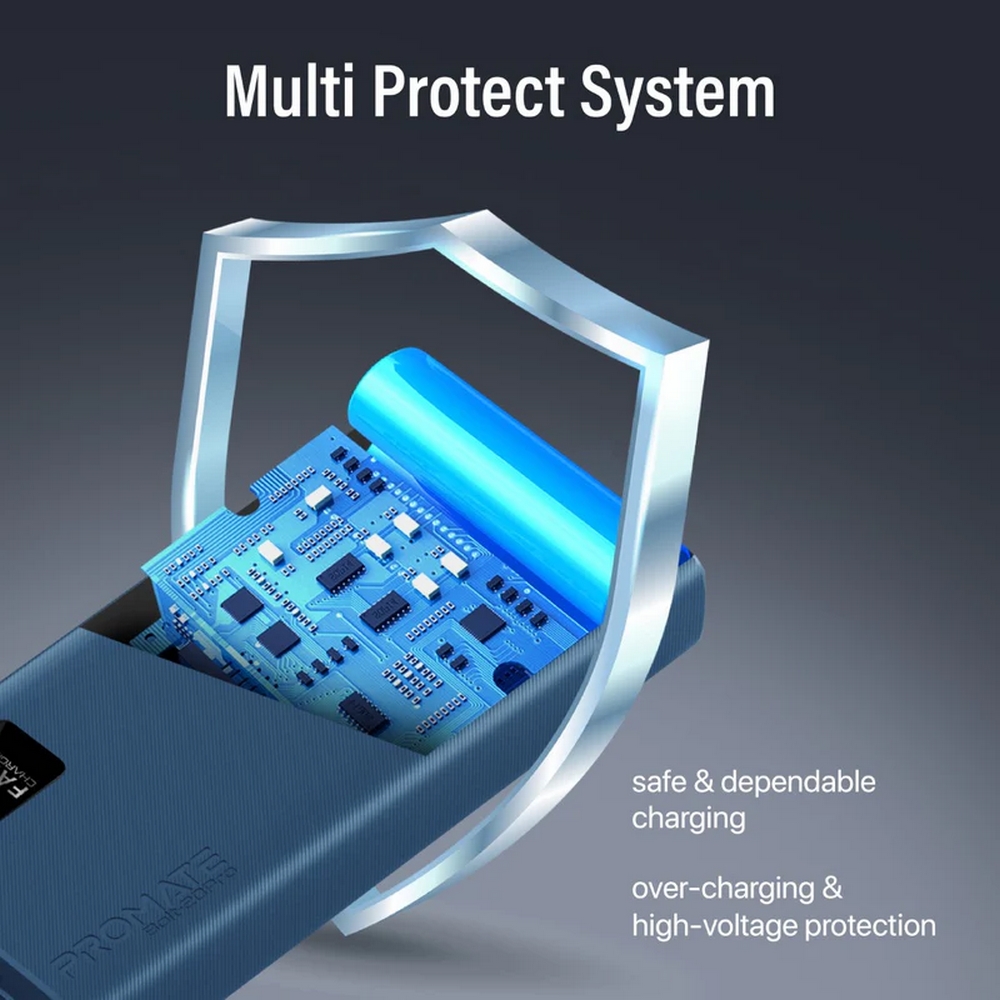 Acumulator extern Promate 20 Bolt-20Pro Blue photo 4