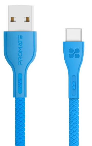 Кабель USB-A - USB Type-C Promate MicroCord-2 1.2 /1.2м /Cиний photo 1
