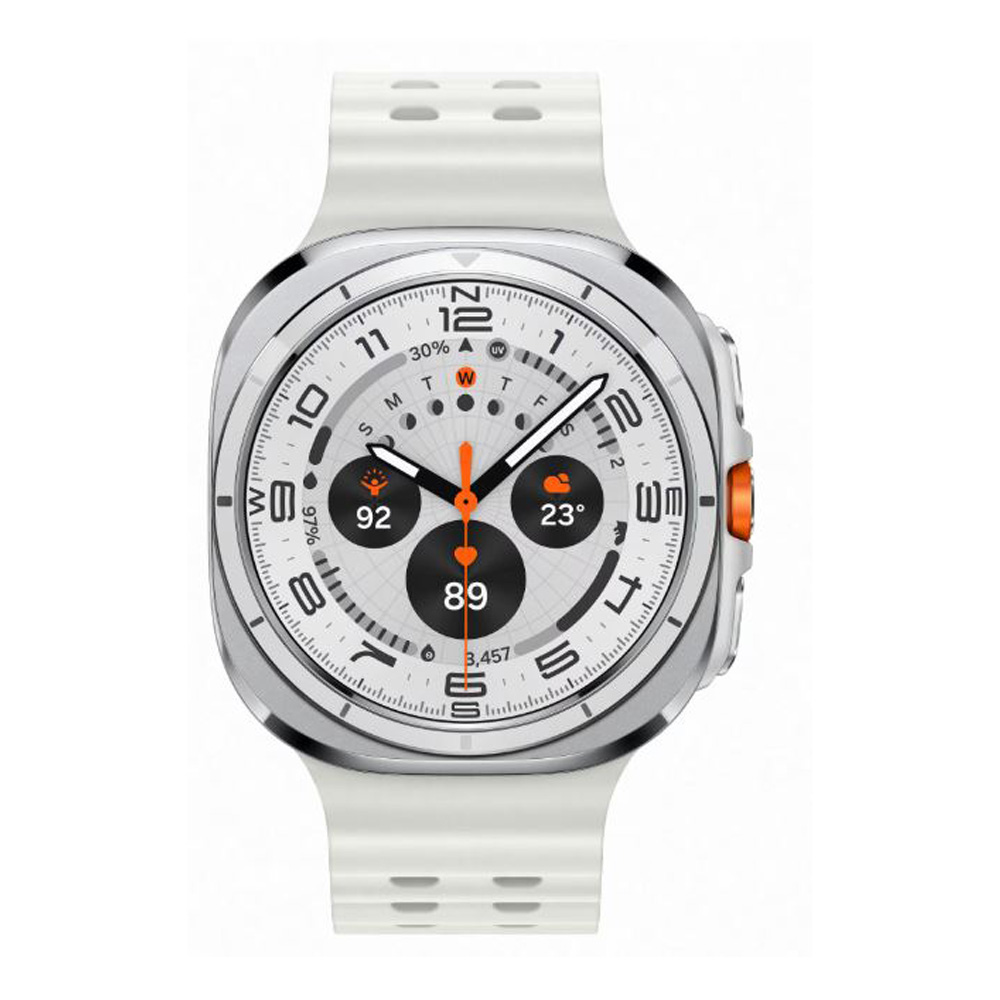 Ceas inteligent Samsung Galaxy Watch Ultra Titanium Silver/White strap (EU) photo 2
