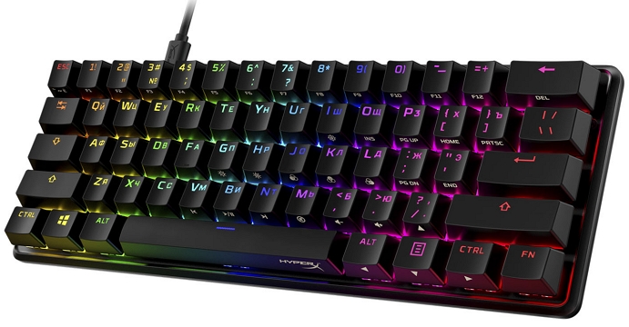 Tastatura cu fir HyperX Alloy Origins 60, 4P5N0AA / Mecanica photo 3