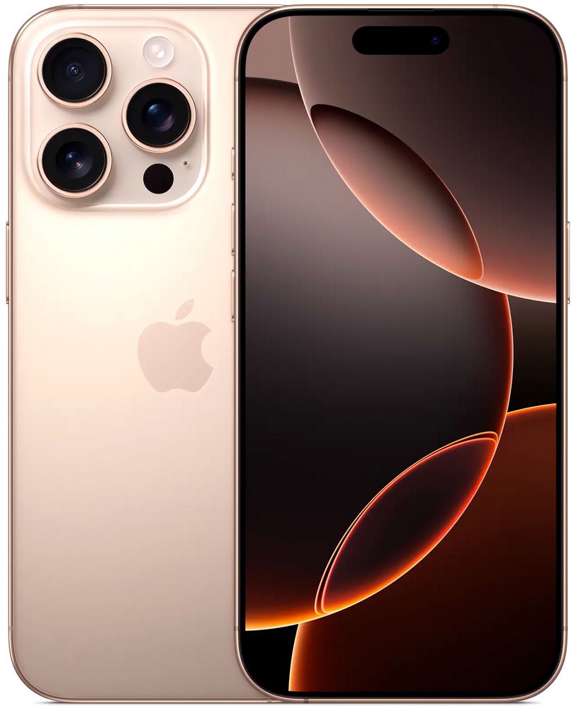 Смартфон Apple iPhone 16 Pro / 6.3'' / 8 ГБ / 1 ТБ / Desert Titanium photo 1