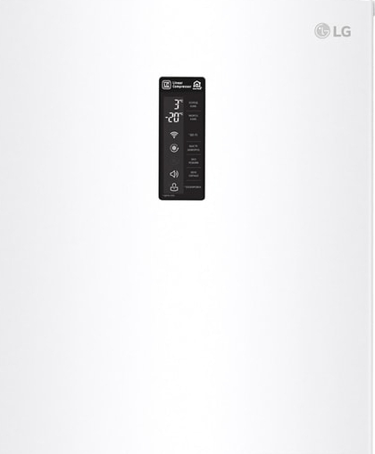 Frigider cu doua usi LG GAB429SQUZ / 302 l / 191 cm / A++ / Alb photo 3