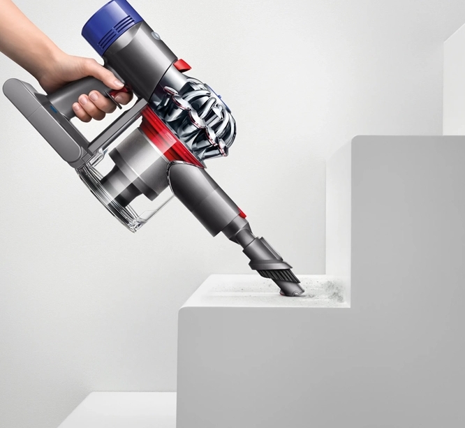 Вертикальный пылесос Dyson V8 / 425Вт / Оранжевый-синий photo 3