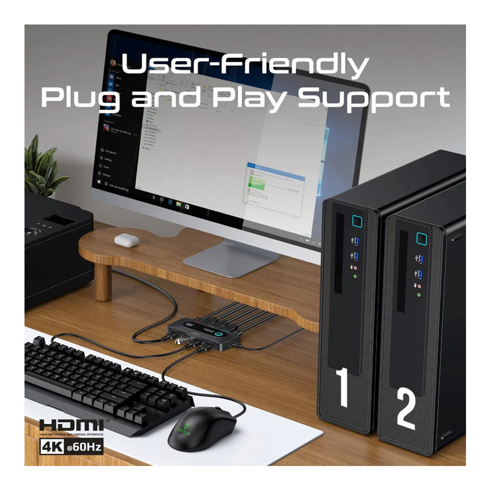 USB Hub Promate Media Switch-KVM photo 5