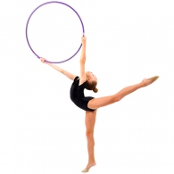 Cerc gimnastic 75 cm Grace Dance Hula-hoop thumbnav 3