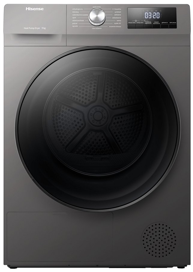 Masina de uscat rufe Hisense DHQA903VT / 9 kg / A+++ / Gri photo 1