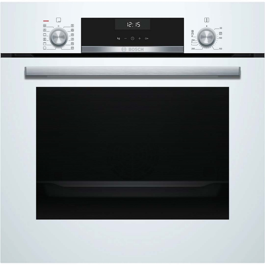 Встраиваемый духовой шкаф Bosch HIJ517YW0 / 66 л. / A / Белый photo 1