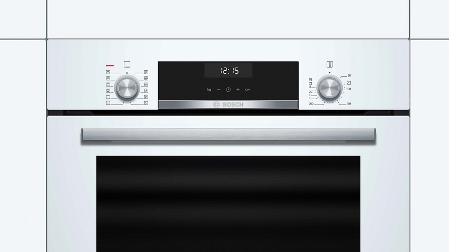 Встраиваемый духовой шкаф Bosch HIJ517YW0 / 66 л. / A / Белый photo 2