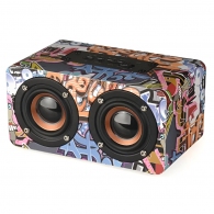 Bluetooth Speaker Super Bass W5, Power 10W, Graffiti thumbnav 1