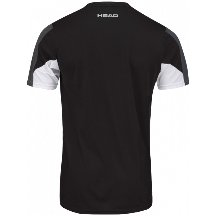 Tricou bărbătesc HEAD MEN CLUB TECH L Alb-negru photo 3