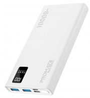 Acumulator extern Promate BOLT-10 Pro White thumbnav 1