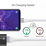 Cablu USB-A - USB Type-C Promate VigoRay-C White thumbnav 7