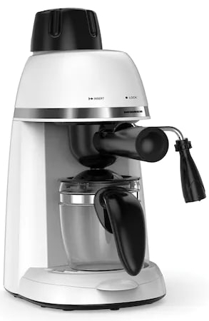 Кофеварка Heinner HEM350WH / 0.24 л / Рожковая / Молотый photo 2