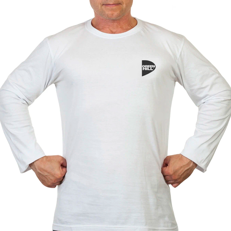 Hanorac pt bărbați Green Hill Rash Guard S Alb photo 1
