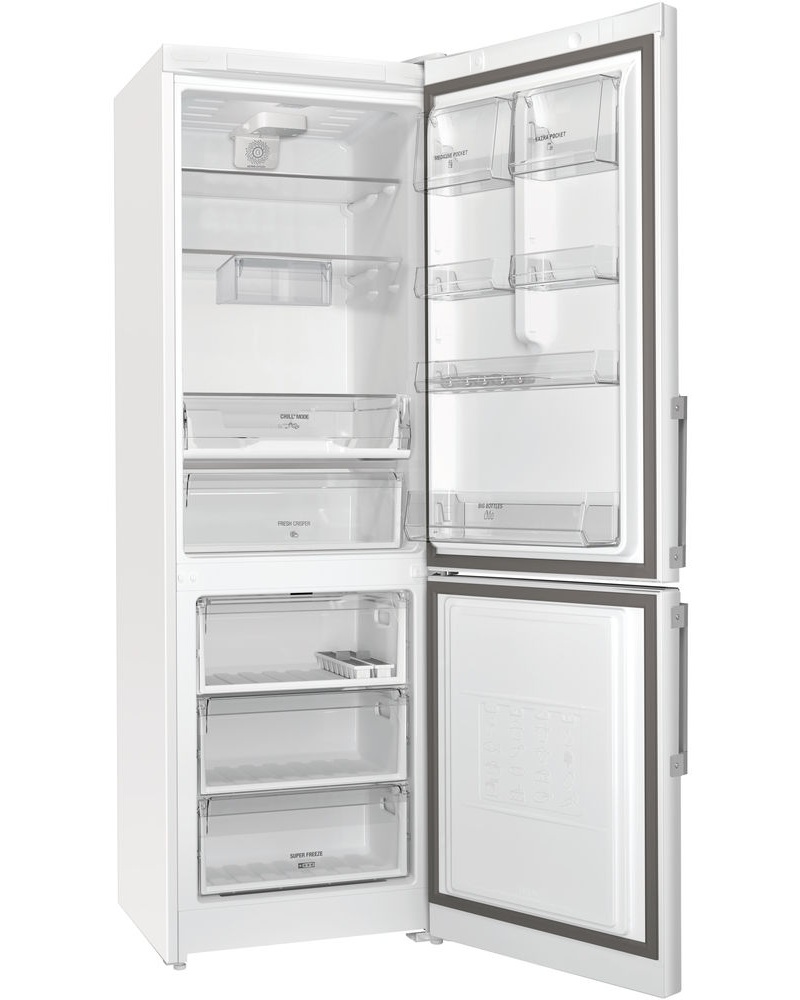 Холодильник двухдверный Hotpoint - Ariston HS5201WO / 338 л / 200 см / A+ / Белый photo 2