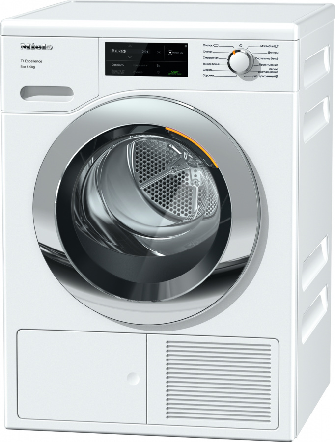Сушильная машина Miele TEJ665WP / 9 кг / A+++ / Белый photo 1