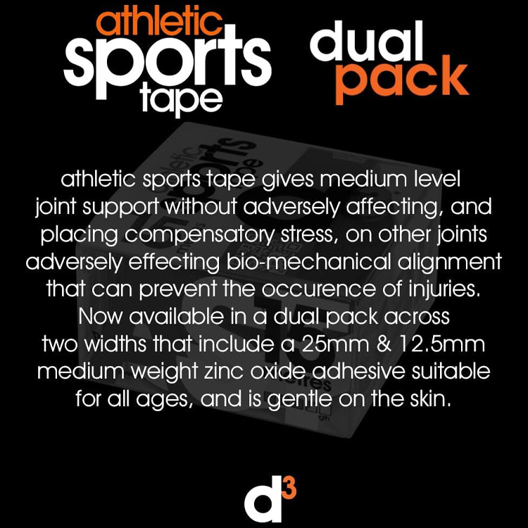 Banda sport d3 AST Athletic Strapping 25+12.5mm DualPK photo 2