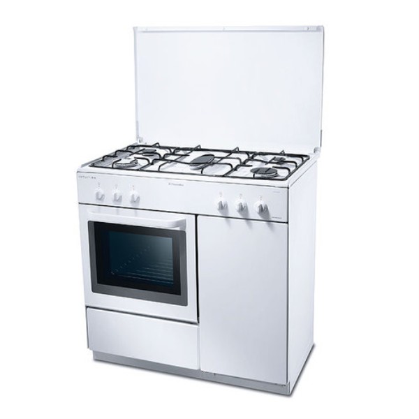 Газовая плита Electrolux EKG800100WS / 5 конфорок / 85 см / Белый photo 1 Газовая плита Electrolux EKG800100WS / 5 конфорок / 85 см / Белый photo 1