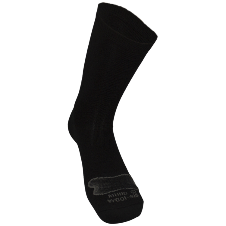 Sosete Unisex Mund Socks 906 WOOL/SILK 34-37 Negru photo 3