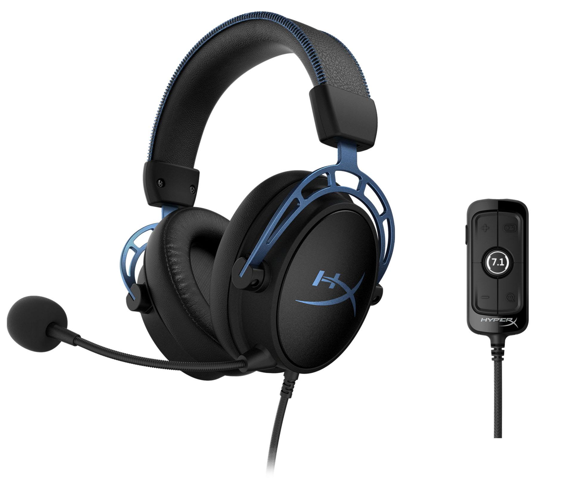 Наушники HyperX Чёрный с синим / Игровой / Чёрный с синим photo 10