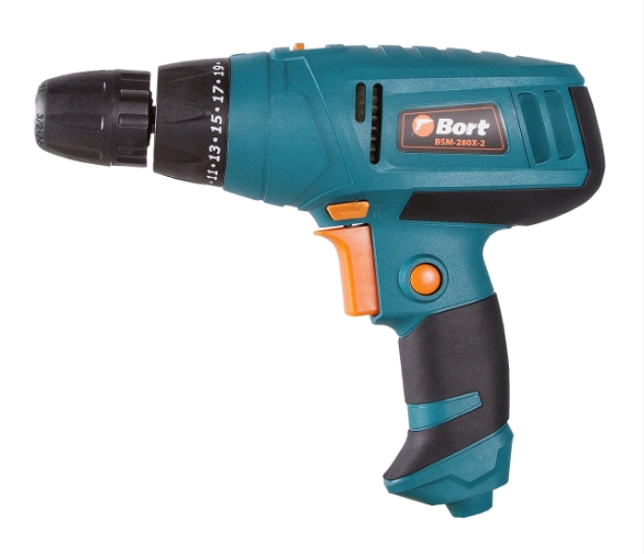 Сетевой дрель-шуруповерт Bort BSM280X2 photo 1 Сетевой дрель-шуруповерт Bort BSM280X2 photo 1