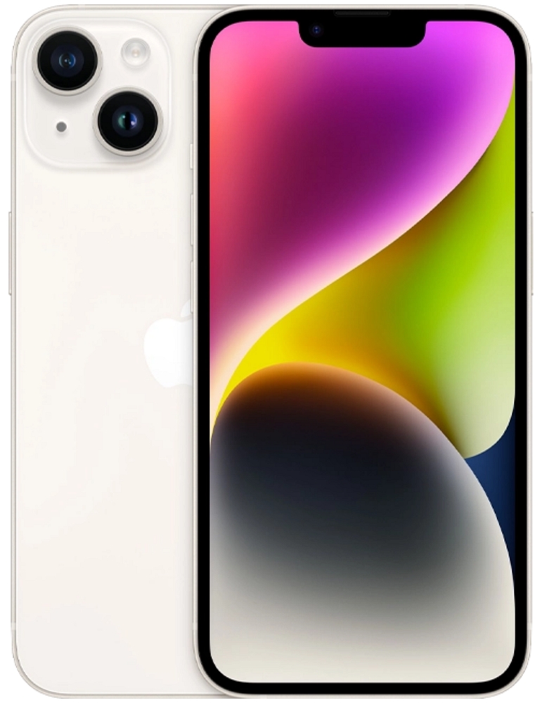 Смартфон Apple iPhone 14 / 6.1'' / 6 ГБ / 256 ГБ / Starlight photo 1 Смартфон Apple iPhone 14 / 6.1'' / 6 ГБ / 256 ГБ / Starlight photo 1