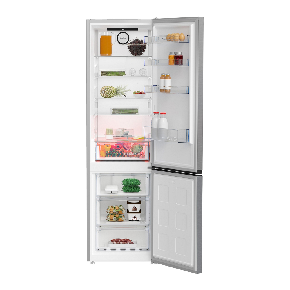 Frigider cu doua usi Beko B3RCNA404HXB / 355 l / 203.5 cm / E / Gri photo 2