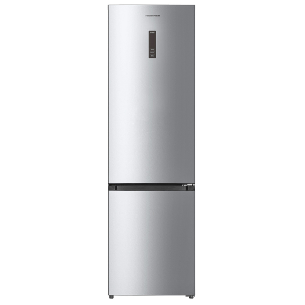 Frigider cu doua usi Heinner HCNF-HM377INVXC / 377 l / 200.5 cm / C / Inox photo 1 Frigider cu doua usi Heinner HCNF-HM377INVXC / 377 l / 200.5 cm / C / Inox photo 1