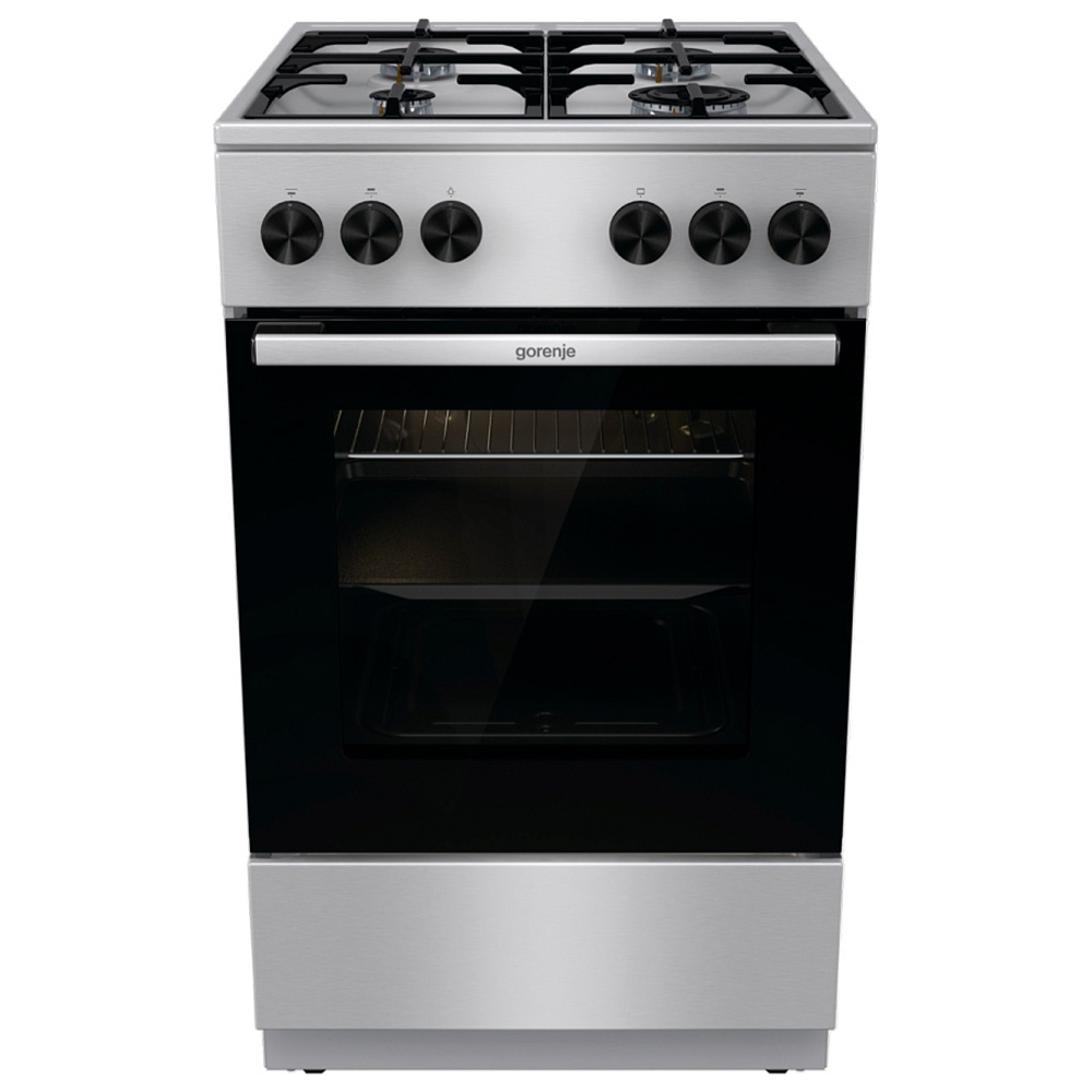 Plita de gaz Gorenje GG5A11XF / 4 arzatoare / 50 cm / Inox photo 1 Plita de gaz Gorenje GG5A11XF / 4 arzatoare / 50 cm / Inox photo 1
