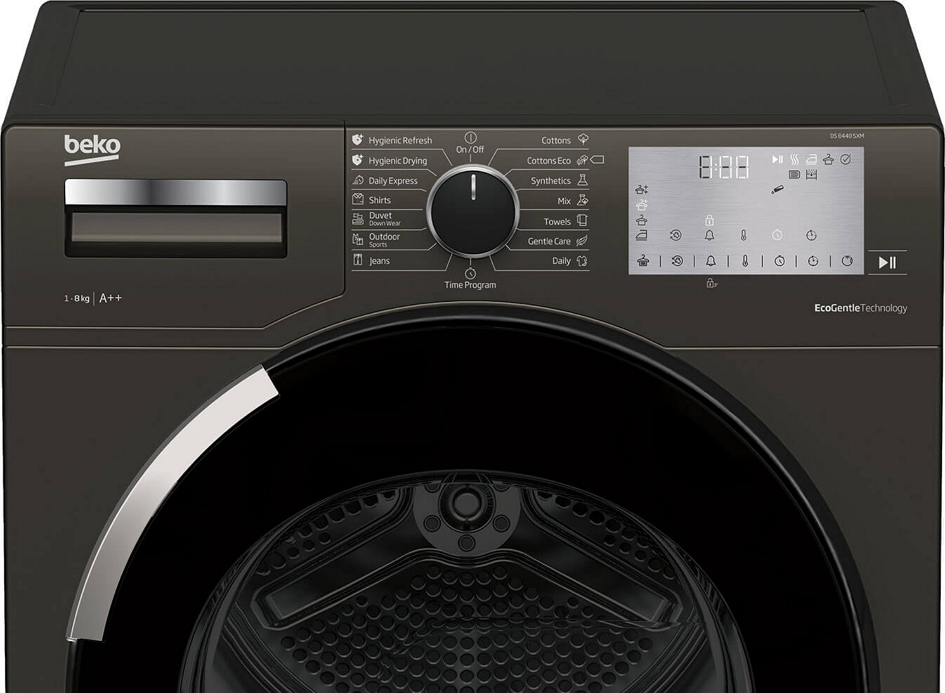 Сушильная машина Beko DS8440SXM / 8 кг / A++ / Черный photo 2