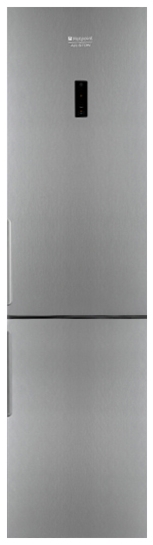 Frigider cu doua usi Hotpoint - Ariston HF 5201 XR / 324 l / 200 cm / A+ / Gri photo 1
