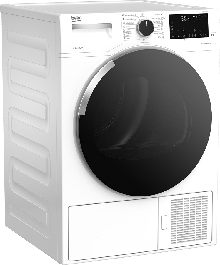 Masina de uscat rufe Beko DS8440SXW / 8 kg / E / Alb photo 2
