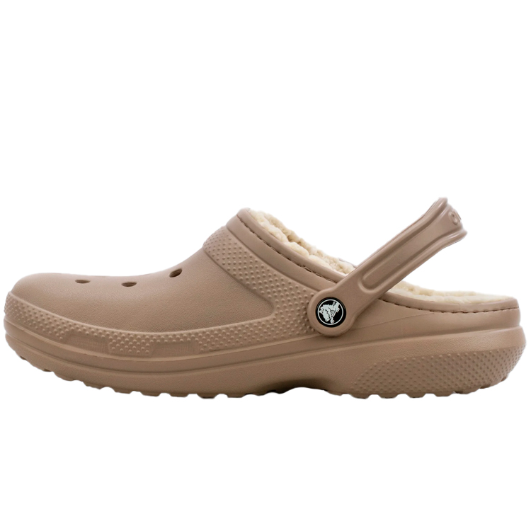 Slapi Crocs Classic Lined Clog pt Femei / 37-38 / Bej photo 1 Slapi Crocs Classic Lined Clog pt Femei / 37-38 / Bej photo 1
