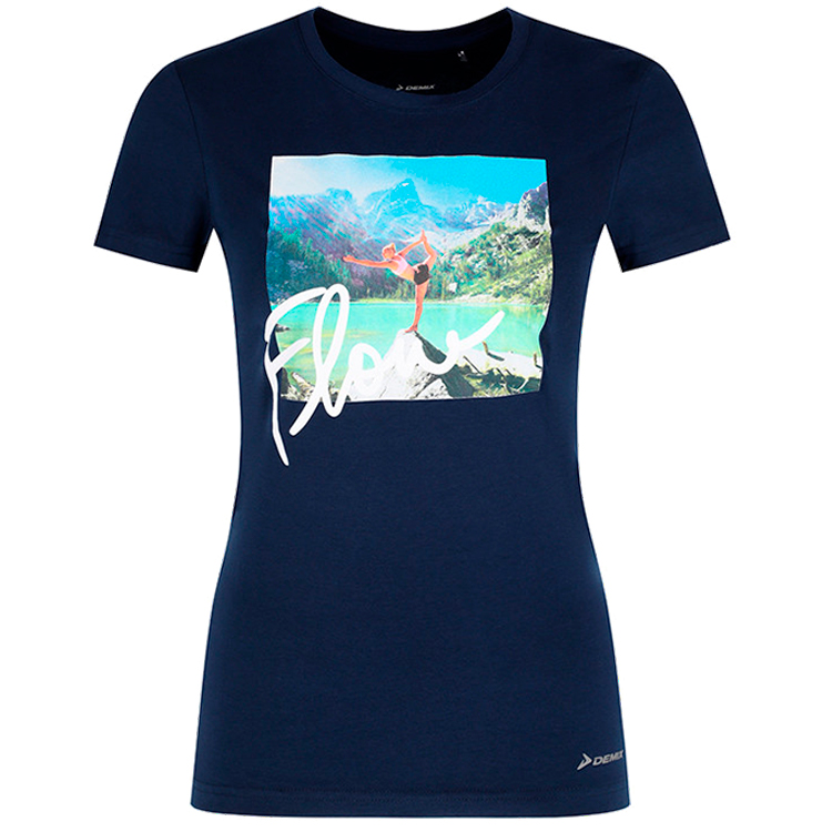 Tricou Demix Tee W 42 Blue Femei photo 1 Tricou Demix Tee W 42 Blue Femei photo 1