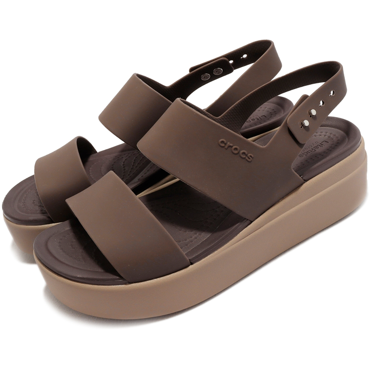 Sandale Crocs Brooklyn Low pt Femei / 36-37 / Maro photo 2