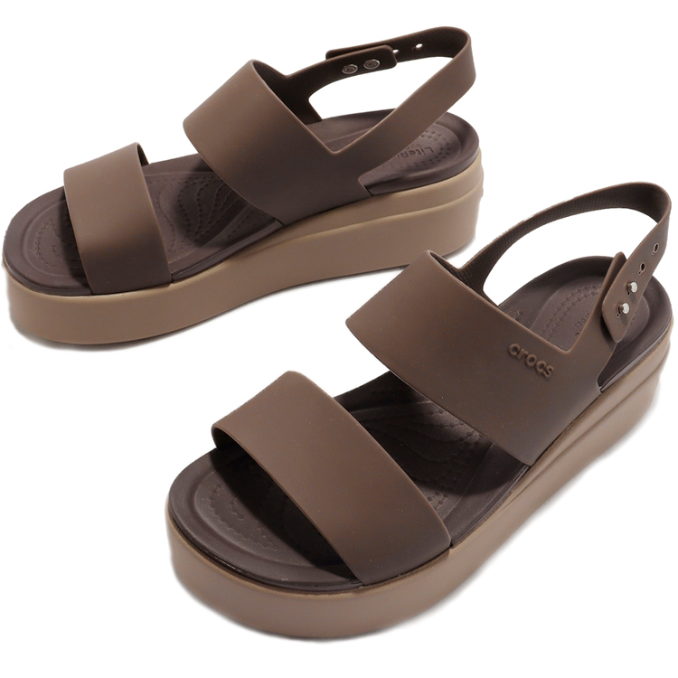 Sandale Crocs Brooklyn Low pt Femei / 36-37 / Maro photo 5