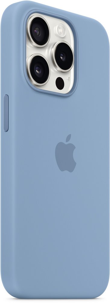 Husa Pentru smartphone Apple iPhone 15 Pro Silicone Case Winter Blue (MT1L3ZM) Blue photo 3