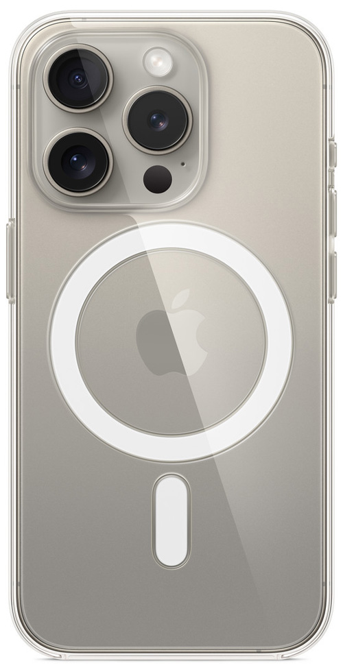 Чехол Apple iPhone 15 Pro Clear Case with MagSafe (MT223ZM) photo Чехол Apple iPhone 15 Pro Clear Case with MagSafe (MT223ZM) photo