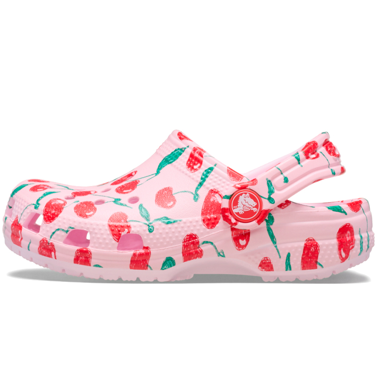 Slapi Crocs Classic Fresh Fruits Clog T / cm / Roz-rosu photo 1