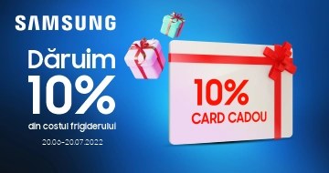Samsung: Dăruim 10% din costul frigiderului