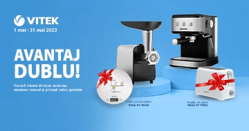 Cadou garantat la procurarea tehnicii Vitek!