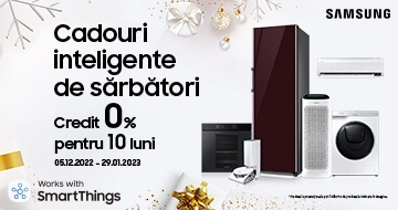 Samsung: Cadouri inteligente de sărbători