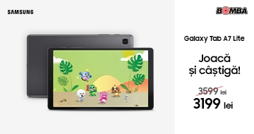 Galaxy Tab A7 Lite: Joacă și câștigă!