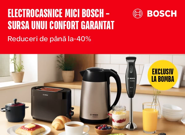 Electrocasnicele mici Bosch - oportunități mari și costuri mici