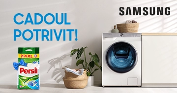 Procură maşina de spălat rufe Samsung şi beneficiază de cadou garantat!