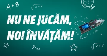 Nu ne jucăm! Noi învățăm!