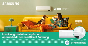 SAMSUNG: Instalare gratuită aparatelor de aer condiționat